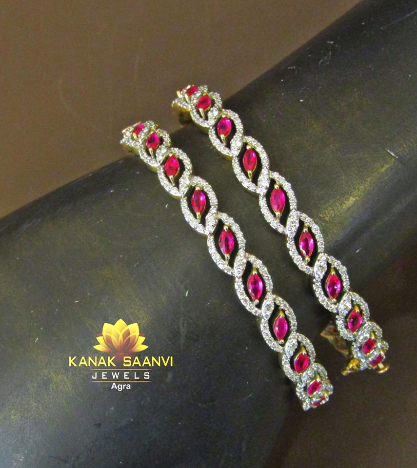 Diamond Bangles