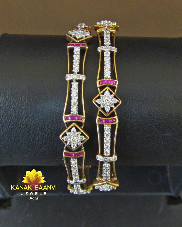 Diamond Bangles